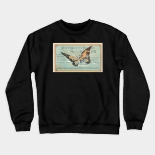 Vintage sewing machine advertisement Crewneck Sweatshirt